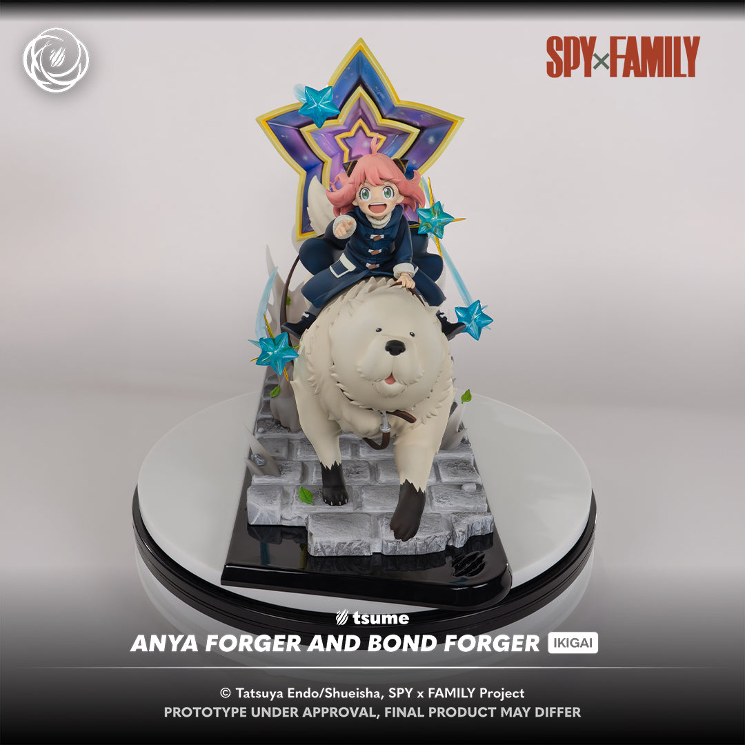 Estatuilla SPY x FAMILY | Anya Forger &amp; Bond Forger Ikigai 1/6 Licensed Statue | Tsume Studio | Tienda Anime | Tico Ofertas