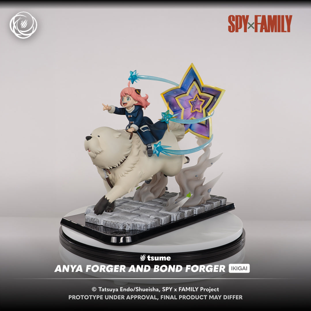Estatuilla SPY x FAMILY | Anya Forger &amp; Bond Forger Ikigai 1/6 Licensed Statue | Tsume Studio | Tienda Anime | Tico Ofertas