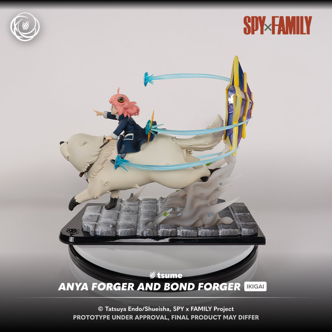 Estatuilla SPY x FAMILY | Anya Forger &amp; Bond Forger Ikigai 1/6 Licensed Statue | Tsume Studio | Tienda Anime | Tico Ofertas