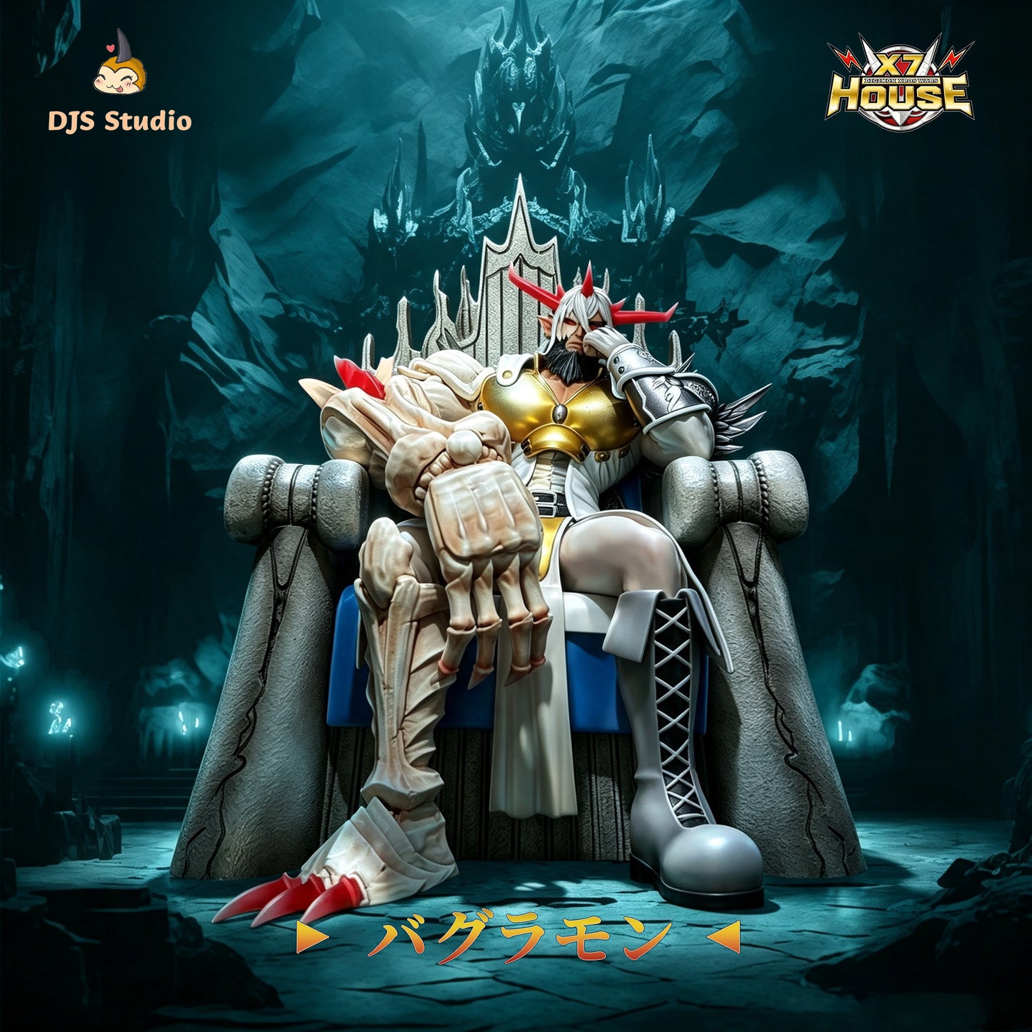 Estatuilla Digimon | Bagramon GK Statue | DJS Studio x X7-HOUSE Studio | Tienda Anime | Tico Ofertas