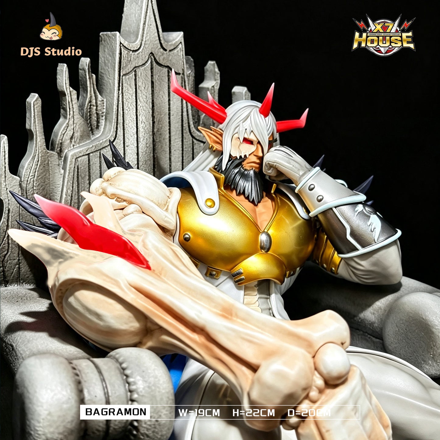 Estatuilla Digimon | Bagramon GK Statue | DJS Studio x X7-HOUSE Studio | Tienda Anime | Tico Ofertas