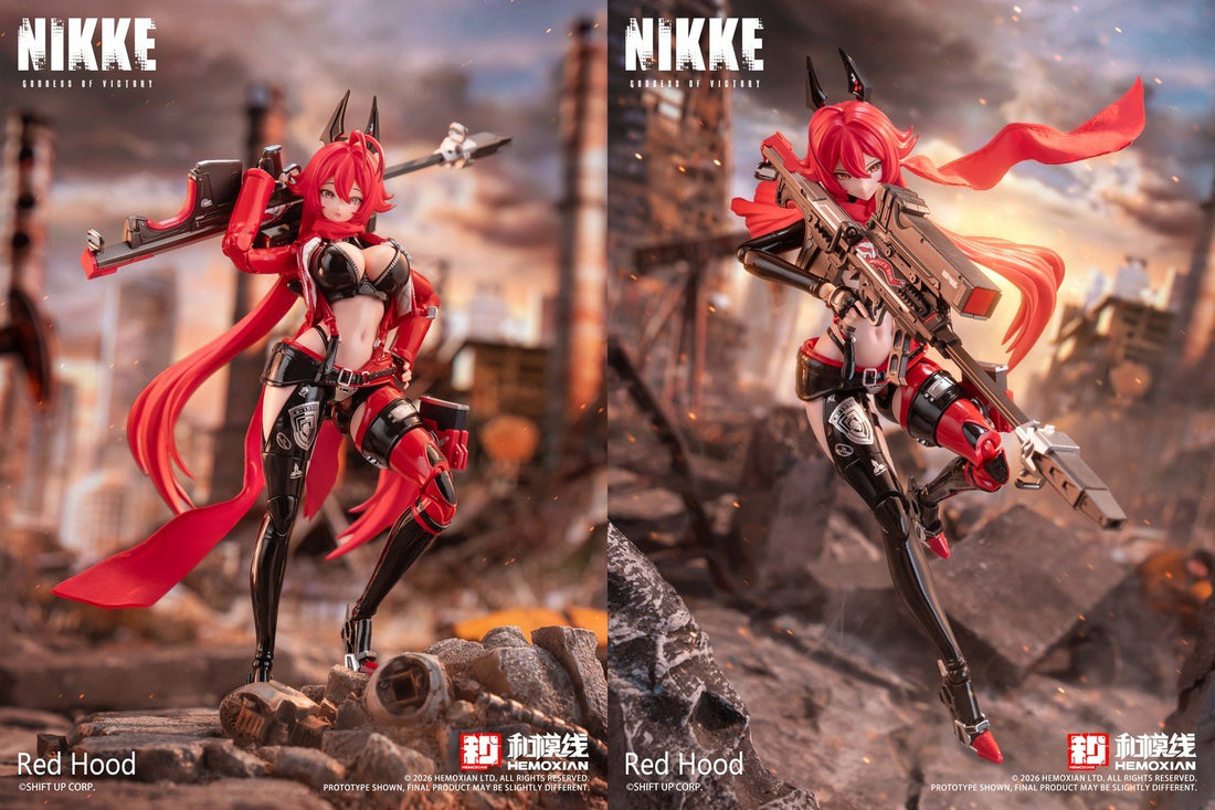 Estatuilla Goddess of Victory: NIKKE | Red Hood 1/12 Plastic Model Kit | He Mo Xian | Tienda Anime | Tico Ofertas