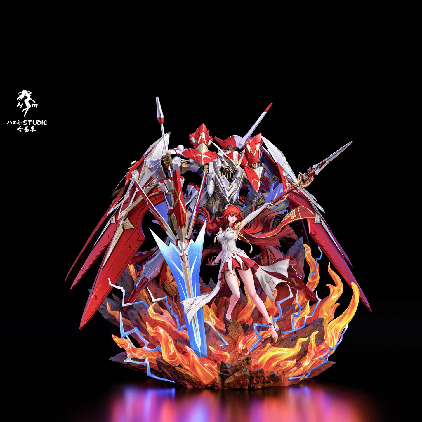 Estatuilla Honkai: Star Rail | Himeko 1/6 GK Statue LED | Hakimi Studio | Tienda Anime | Tico Ofertas