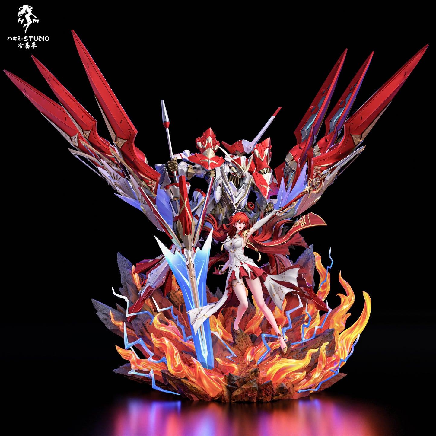 Estatuilla Honkai: Star Rail | Himeko 1/6 GK Statue LED | Hakimi Studio | Tienda Anime | Tico Ofertas
