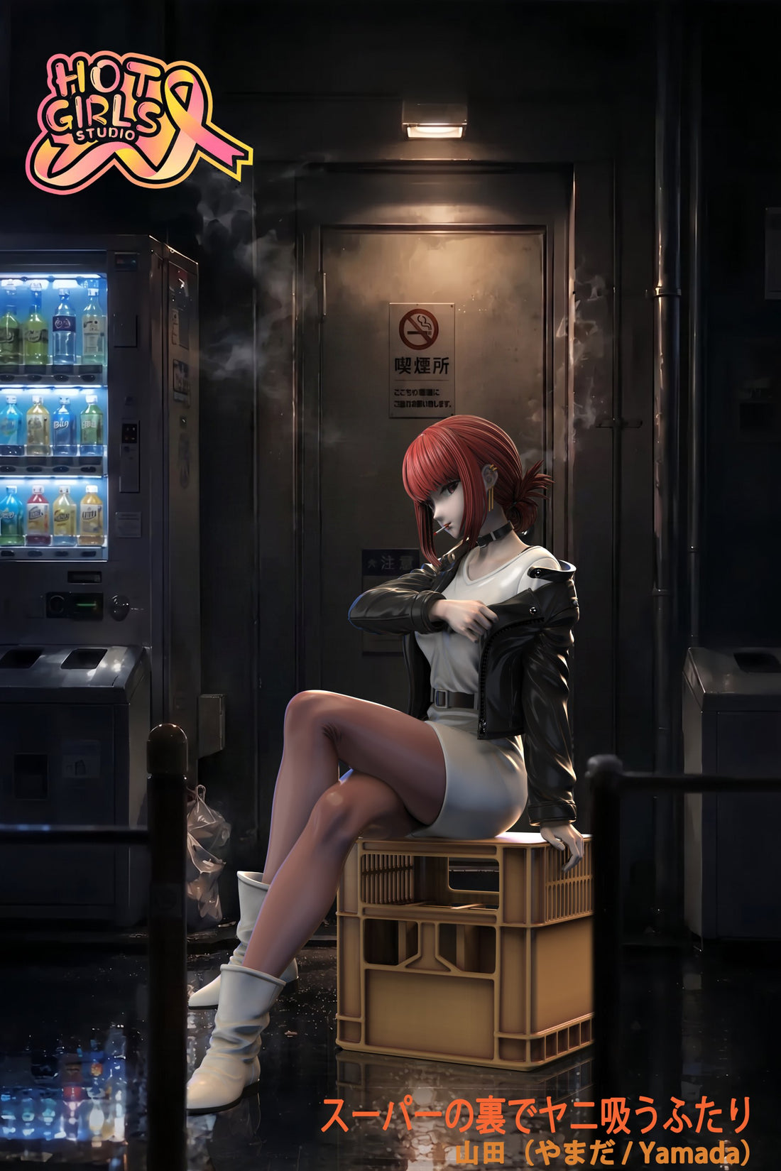 Estatuilla Smoking Behind the Supermarket with You | Yamada / Tayama GK Statue | Hotgirls Studio | Tienda Anime | Tico Ofertas
