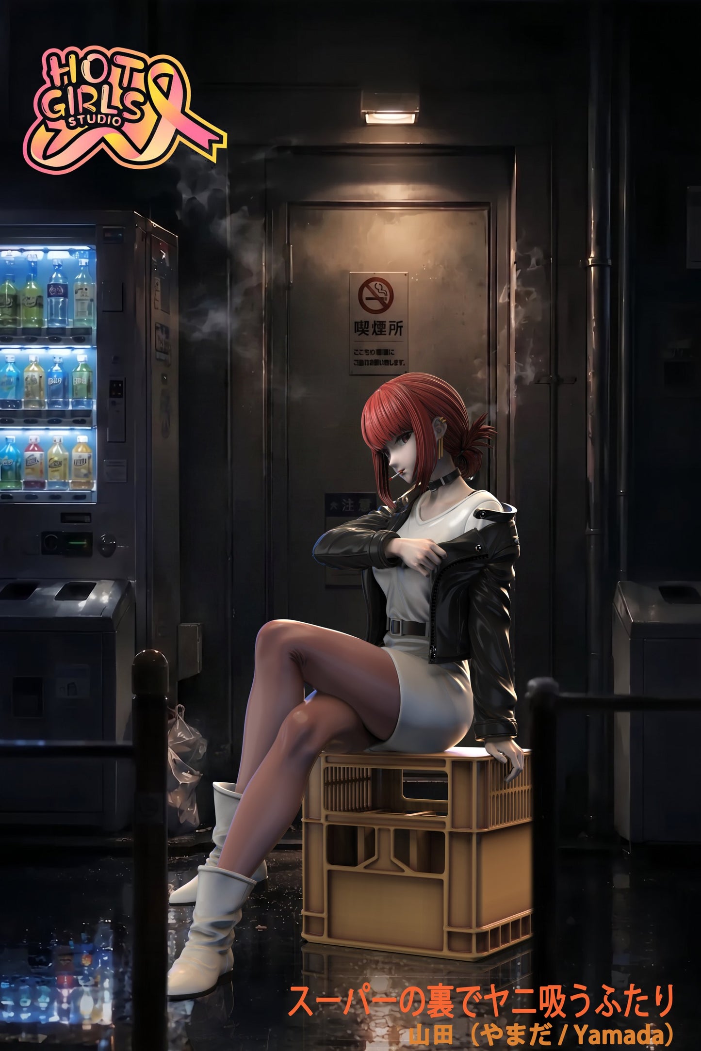 Estatuilla Smoking Behind the Supermarket with You | Yamada / Tayama GK Statue | Hotgirls Studio | Tienda Anime | Tico Ofertas