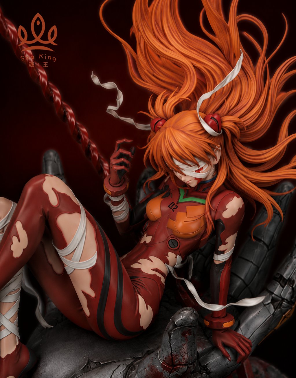 Estatuilla Neon Genesis Evangelion | Asuka Langley Sohryu 1/6 GK Statue | Sea King Studio | Tienda Anime | Tico Ofertas