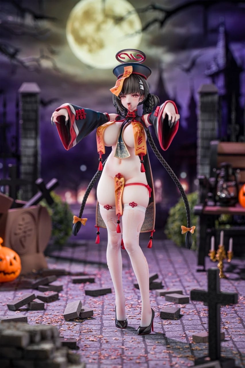 Estatuilla Blue Archive | Tsukatsuki Rio – Zombie Asiática | MAM BO Studio | Tienda Anime | Tico Ofertas