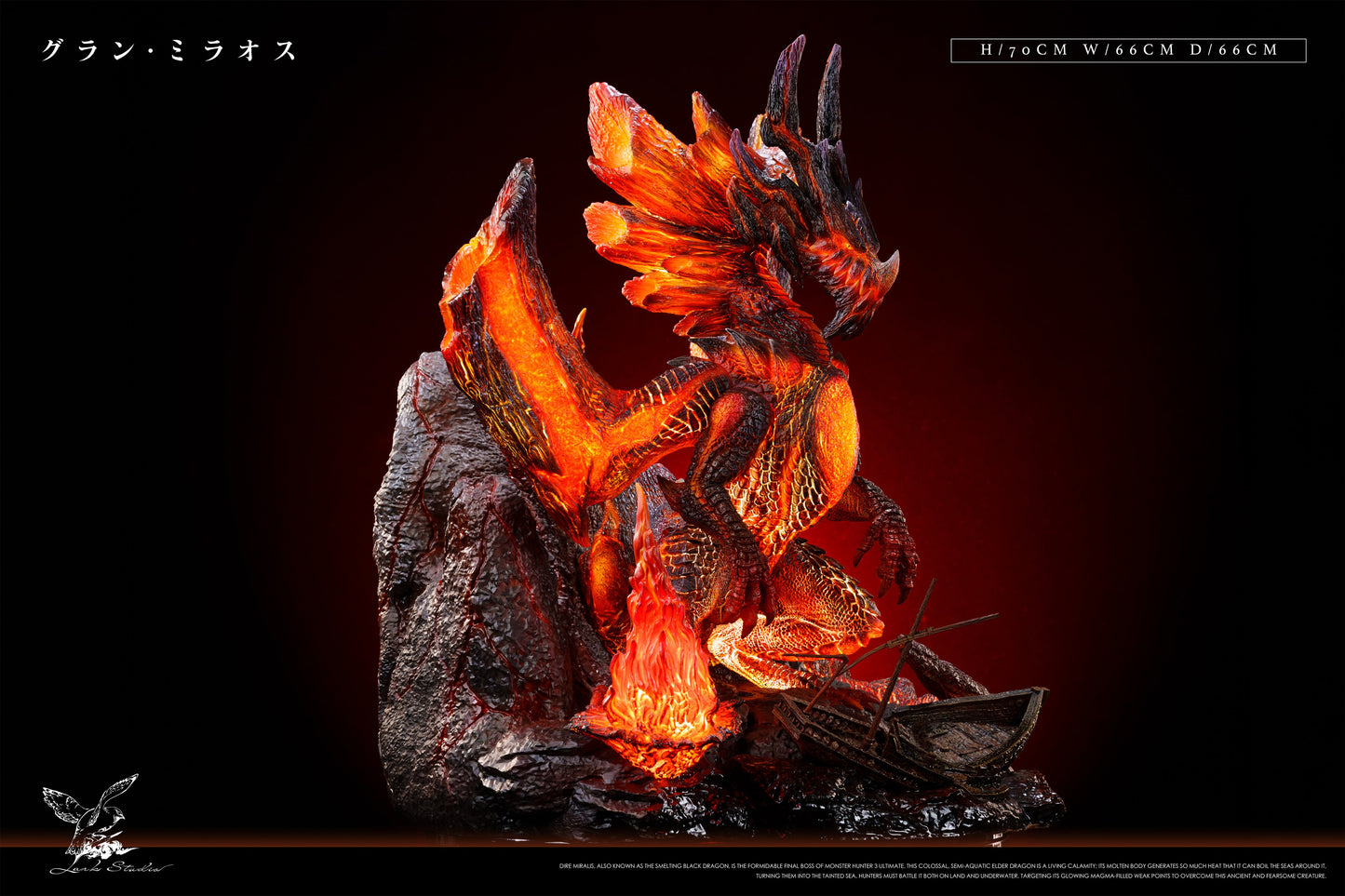 Estatuilla Monster Hunter | Dire Miralis | Lark Studio | Tienda Anime | Tico Ofertas