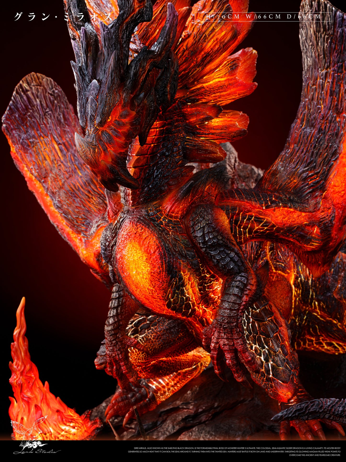 Estatuilla Monster Hunter | Dire Miralis | Lark Studio | Tienda Anime | Tico Ofertas