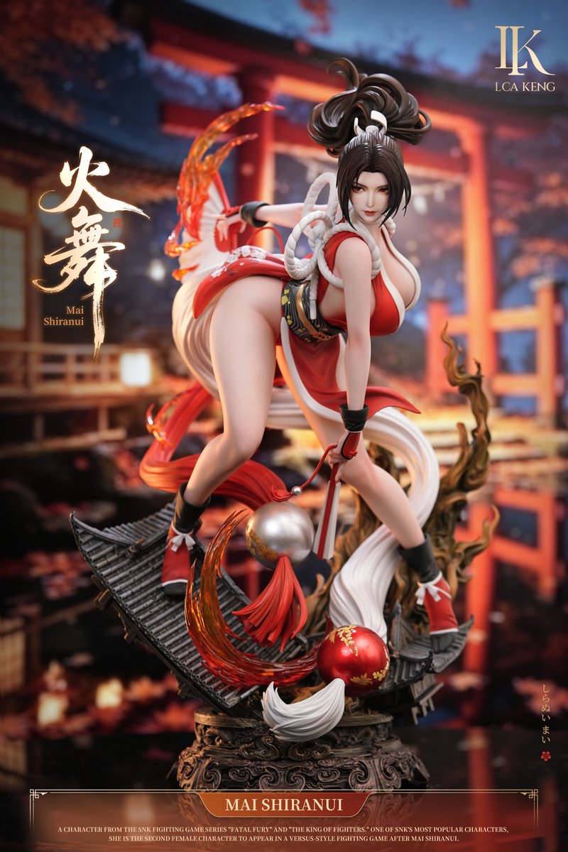 Estatuilla The King of Fighters | Mai Shiranui 1/4 GK Statue | LK Studio | Tienda Anime | Tico Ofertas