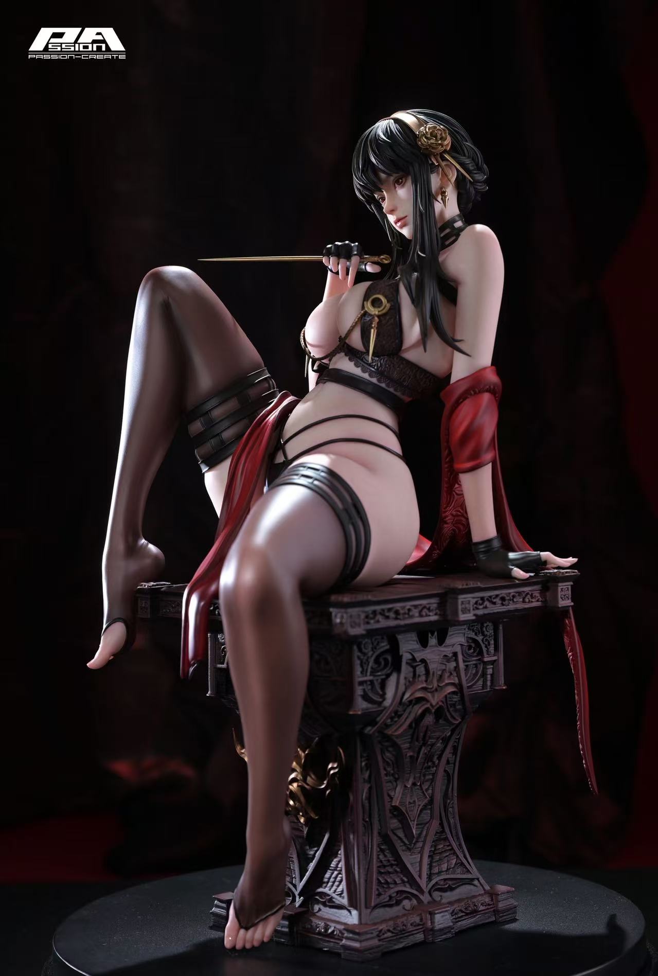 Estatuilla SPY x FAMILY | Yor Forger 1/4 GK Statue | PA Create Studio | Tienda Anime | Tico Ofertas