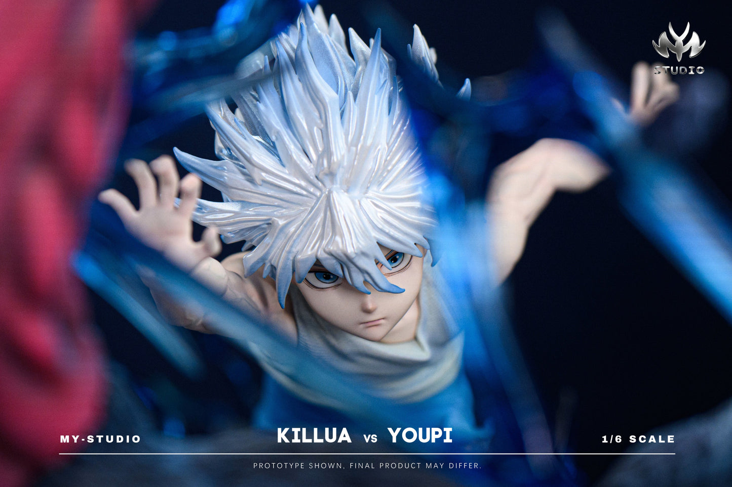Estatuilla Hunter x Hunter | Killua vs. Menthuthuyoupi Battle Series 01 1/6 GK Statue LED | MY Studio | Tienda Anime | Tico Ofertas