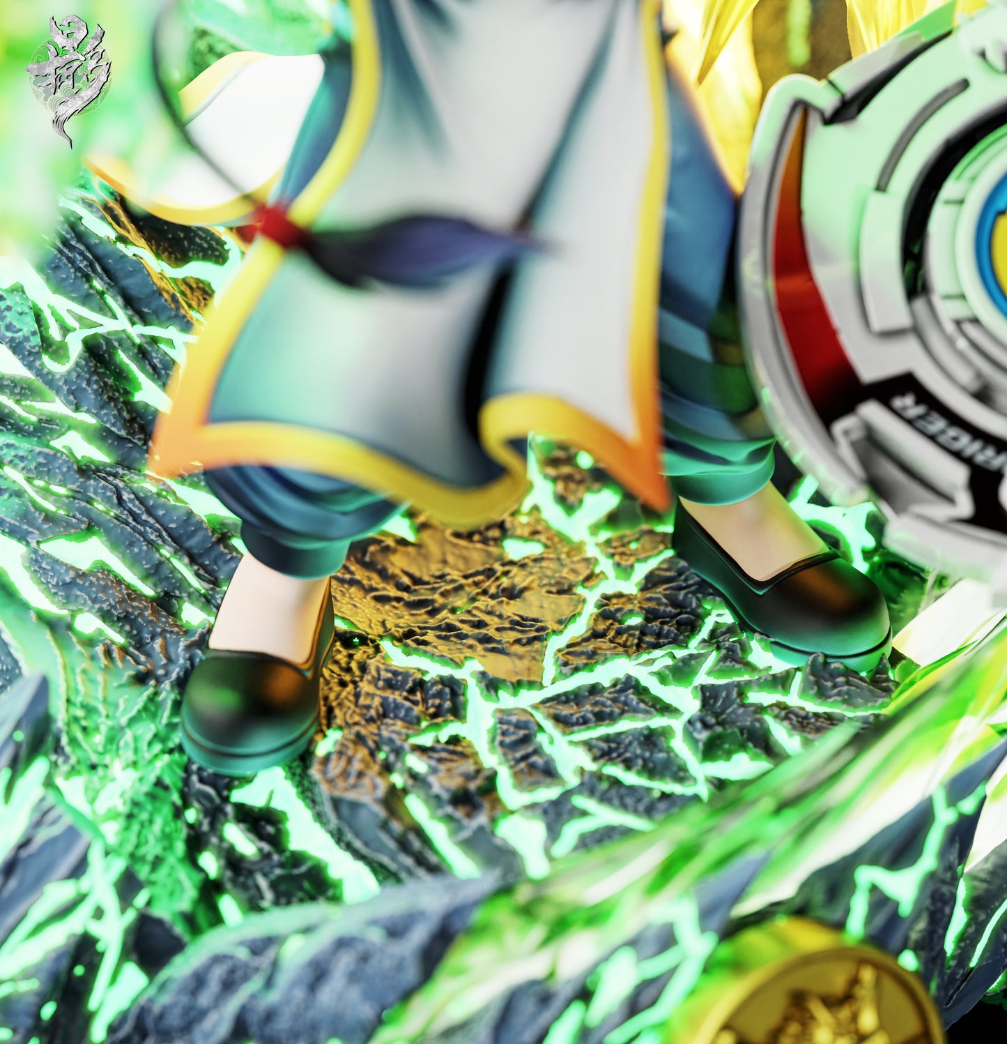 Estatuilla Beyblade | Ray Kon Childhood Nostalgia Series 003 GK Statue LED | Lue Ying Studio | Tienda Anime | Tico Ofertas