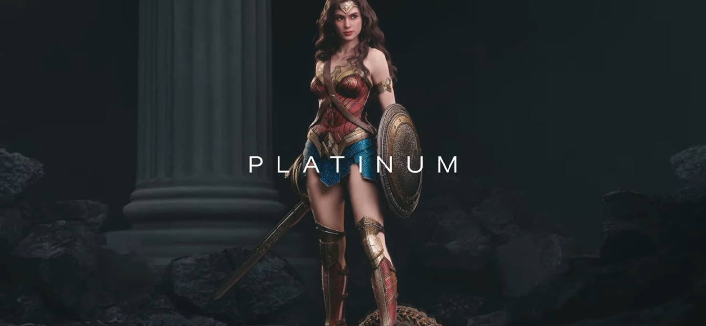 Estatuilla DC Comics | Wonder Woman 2017 Hyperreal Movie Statue 1/6 Platinum Edition | JND Studio | Tico Ofertas