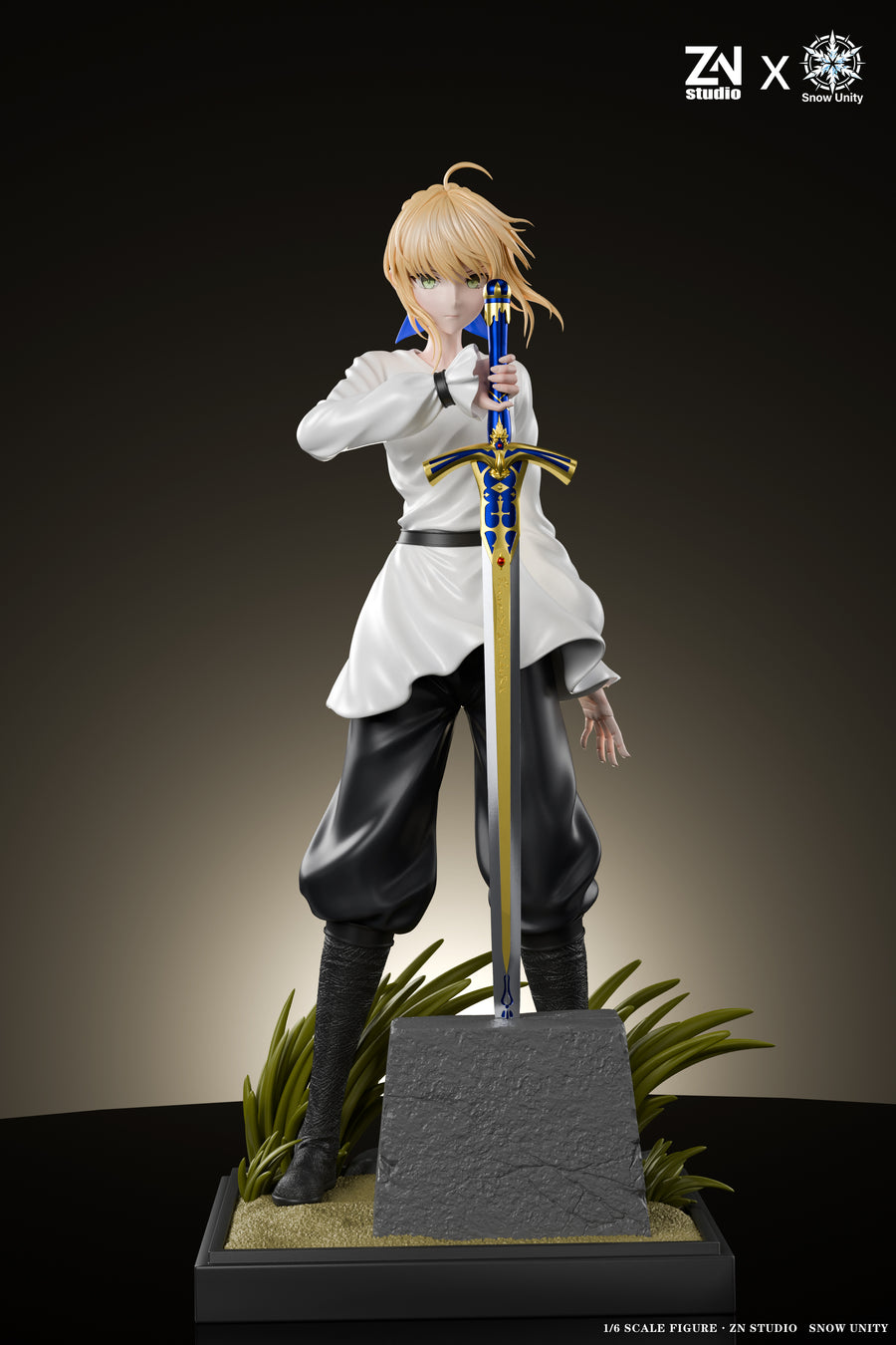 Estatuilla Fate Series | Saber Artoria Pendragon 1/6 GK Statue | Snow Unity Studio x ZN Studio | Tienda Anime | Tico Ofertas