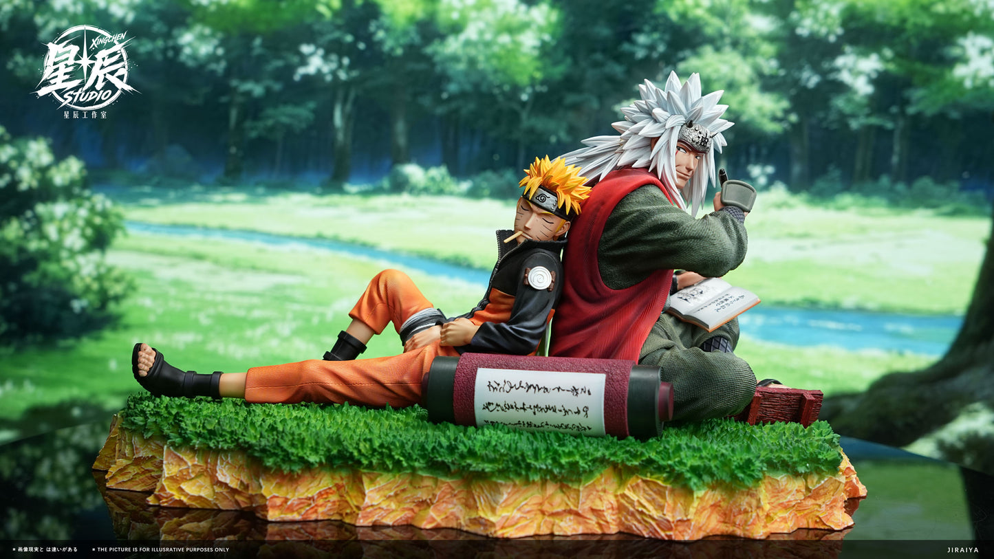 Estatuilla Naruto | Jiraiya x Naruto Uzumaki 1/6 GK Statue | Xing Chen Studio | Tienda Anime | Tico Ofertas