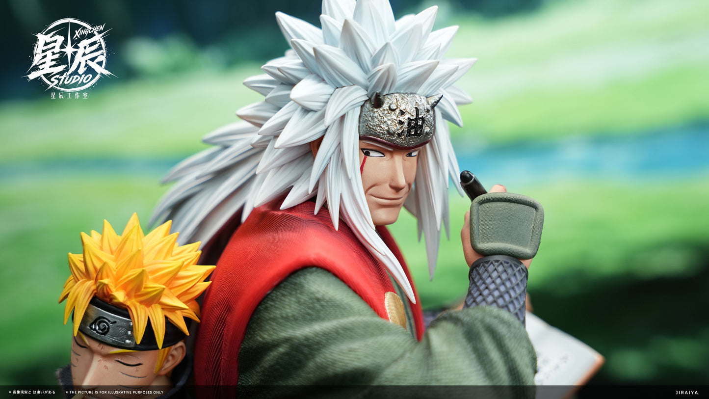 Estatuilla Naruto | Jiraiya x Naruto Uzumaki 1/6 GK Statue | Xing Chen Studio | Tienda Anime | Tico Ofertas