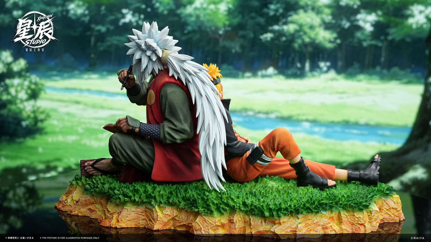 Estatuilla Naruto | Jiraiya x Naruto Uzumaki 1/6 GK Statue | Xing Chen Studio | Tienda Anime | Tico Ofertas