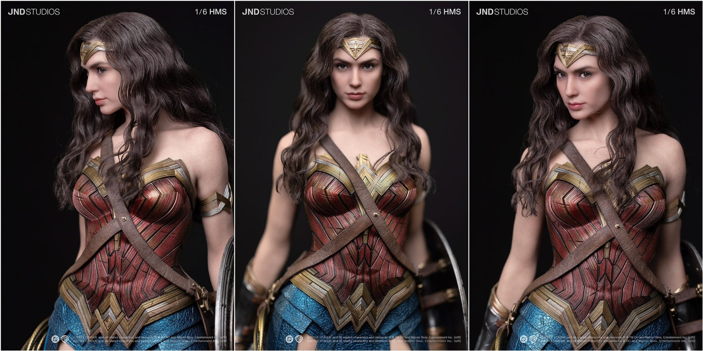 Estatuilla DC Comics | Wonder Woman 2017 Hyperreal Movie Statue 1/6 Platinum Edition | JND Studio | Tico Ofertas