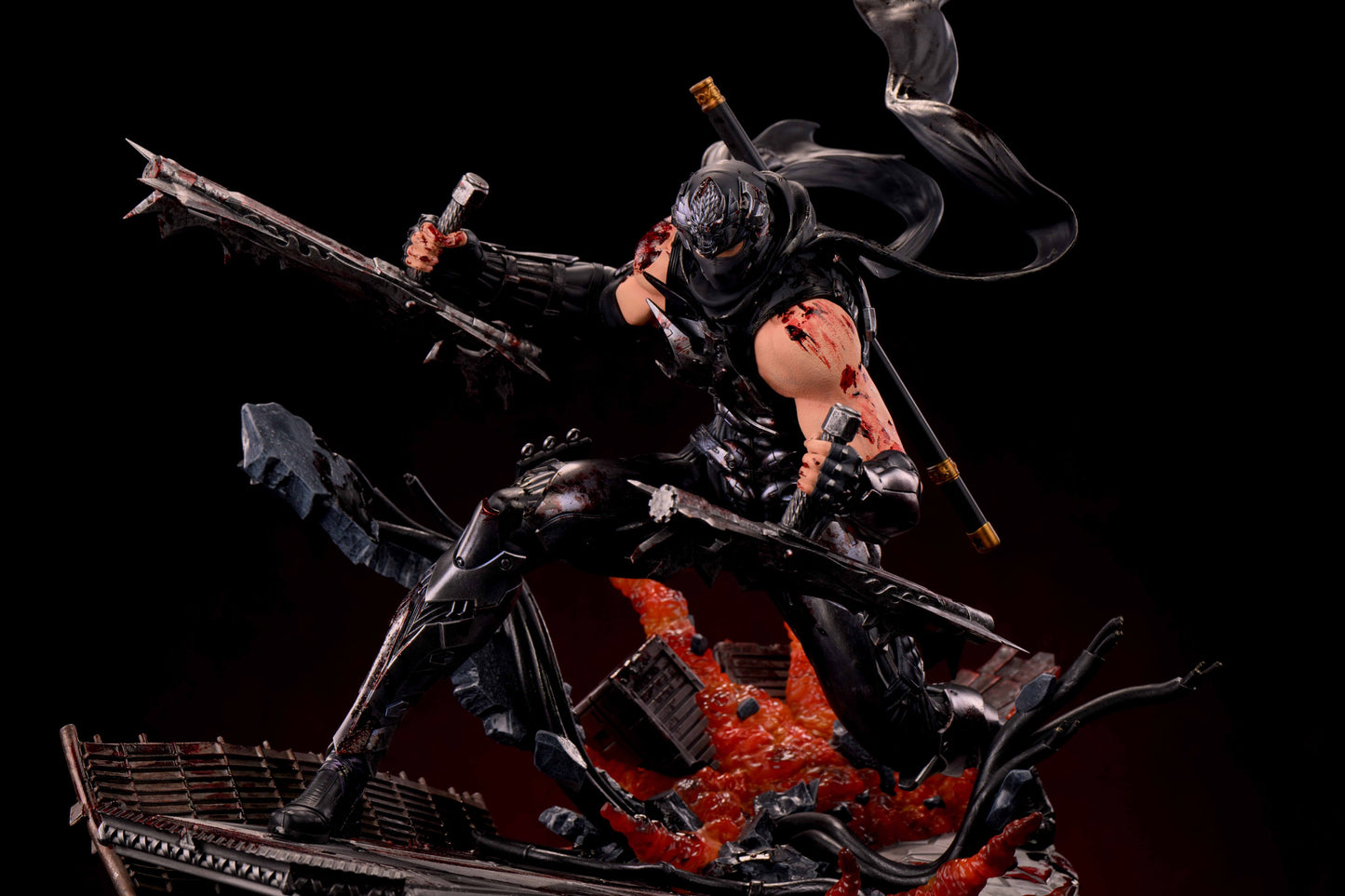 Estatuilla Ninja Gaiden | Ryu Hayabusa 1/4 GK Statue | Sword&Wing Studio | Tienda Gamer | Tico Ofertas