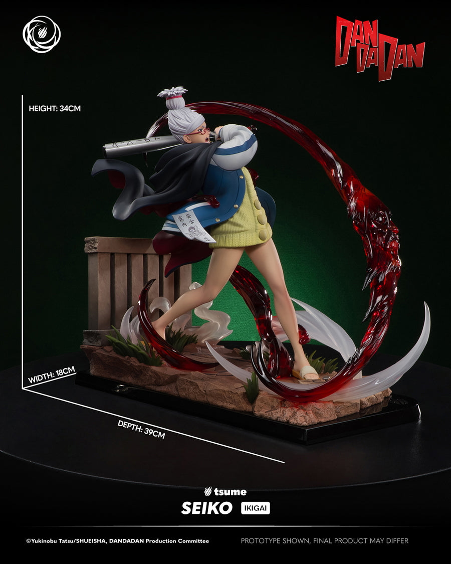 Estatuilla Dandadan | Seiko Ayase Ikigai Series 1/6 Licensed Statue | Tsume Studio | Tienda Anime | Tico Ofertas
