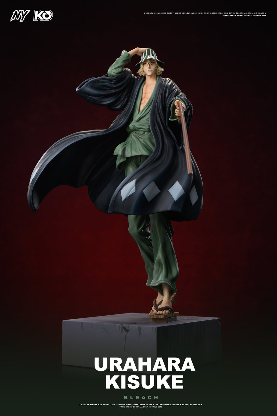 Estatuilla Bleach | Kisuke Urahara 1/6 GK Statue | NY Studio x KO Studio | Tienda Anime | Tico Ofertas