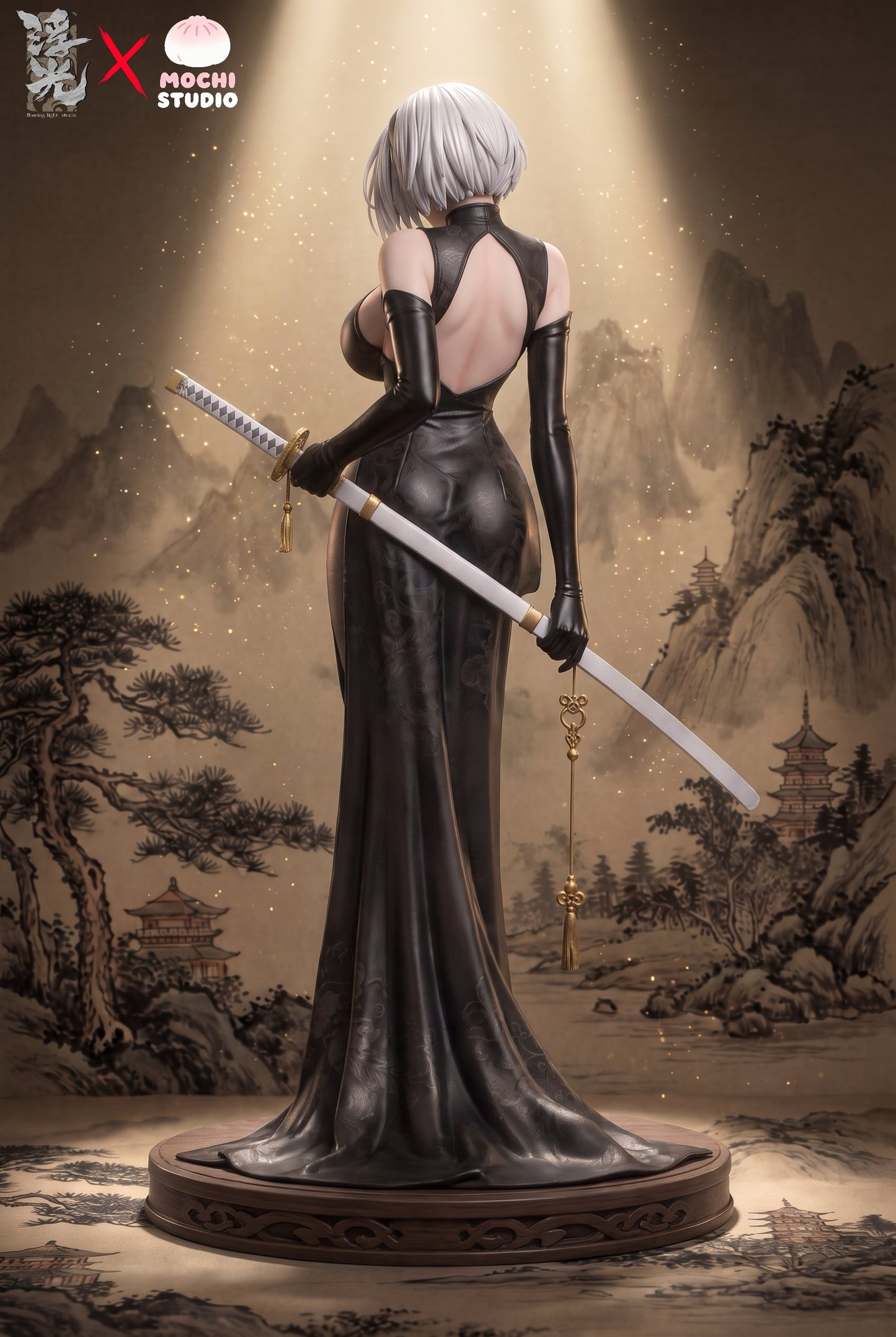 Estatuilla NieR:Automata | 2B | Floating Light Studio X MOCHI Studio | Tienda Anime | Tico Ofertas