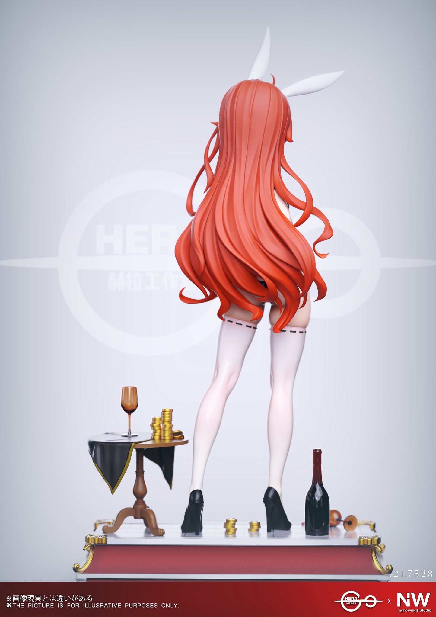Estatuilla Mushoku Tensei: Jobless Reincarnation | Eris Boreas Greyrat Bunny Girl | Night Wing Studio × HERA Studio | Tienda Anime | Tico Ofertas