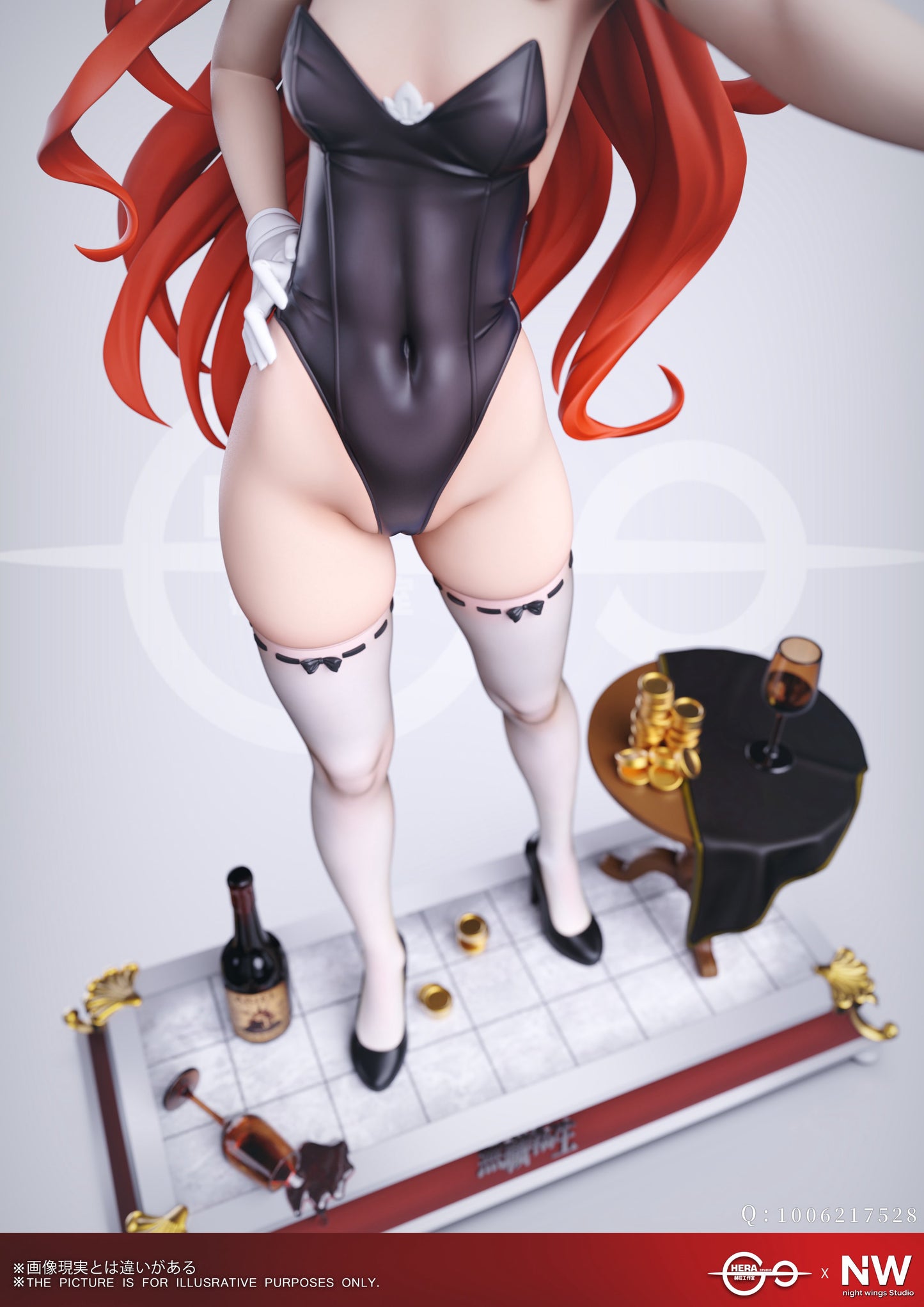 Estatuilla Mushoku Tensei: Jobless Reincarnation | Eris Boreas Greyrat Bunny Girl | Night Wing Studio × HERA Studio | Tienda Anime | Tico Ofertas