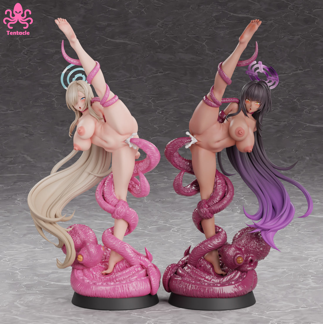 Estatuilla Blue Archive | Ichinose Asuna & Kakudate Karin | Tentacle Studio | Tienda Anime | Tico Ofertas