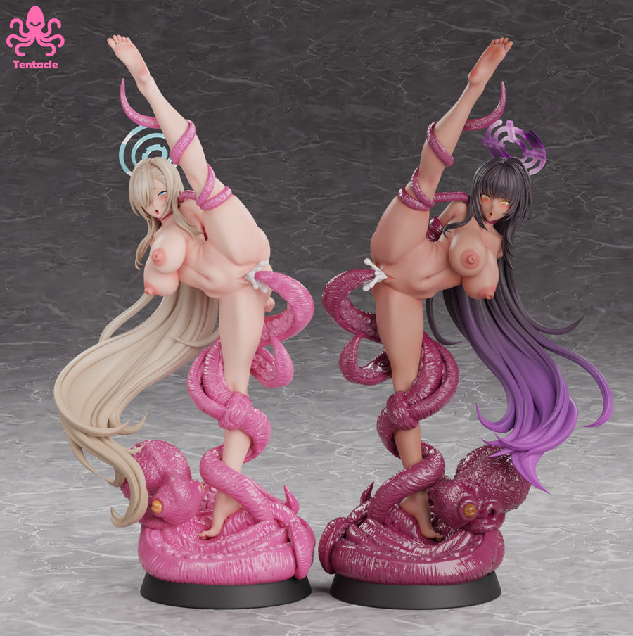 Estatuilla Blue Archive | Ichinose Asuna & Kakudate Karin | Tentacle Studio | Tienda Anime | Tico Ofertas
