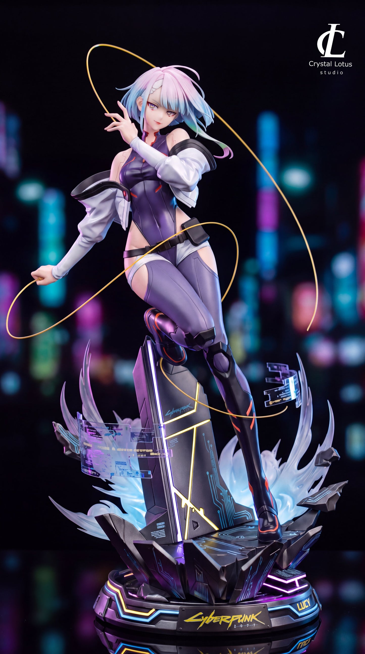 Estatuilla  Cyberpunk: Edgerunners | Lucyna Kushinada “Lucy” | Crystal Lotus Studio | Tienda Anime | Tico Ofertas