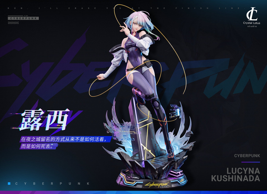 Estatuilla  Cyberpunk: Edgerunners | Lucyna Kushinada “Lucy” | Crystal Lotus Studio | Tienda Anime | Tico Ofertas