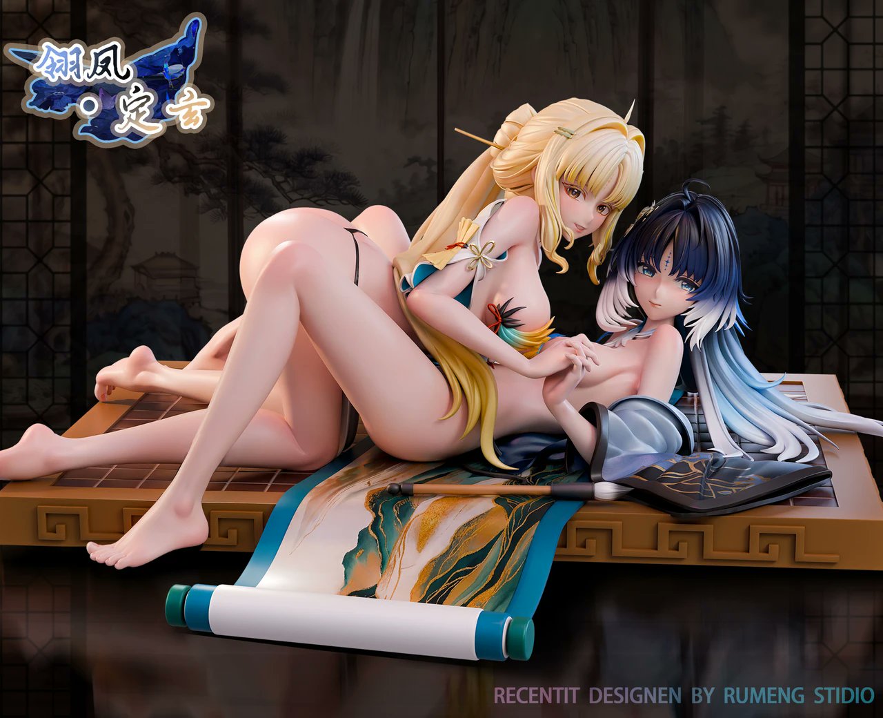 Estatuilla  Wuthering Waves | Yangyang &amp; Suisui | Rumeng Studio | Tienda Anime | Tico Ofertas