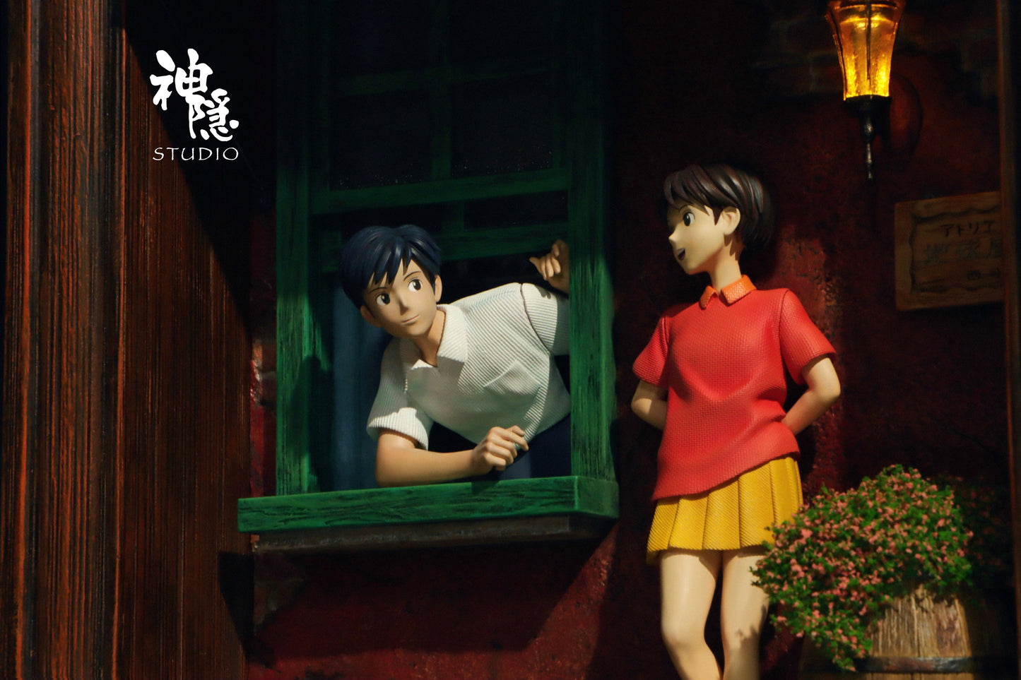 Estatuilla  Susurros del corazón | Seiji Amasawa y Shizuku Tsukishima | Shen Yin Studio | Tienda Anime | Tico Ofertas
