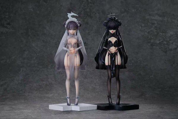 Estatuilla Blue Archive | Ryuuge Kisaki – Vestido de Novia / Viuda Negra | HFK Studio | Tienda Anime | Tico Ofertas