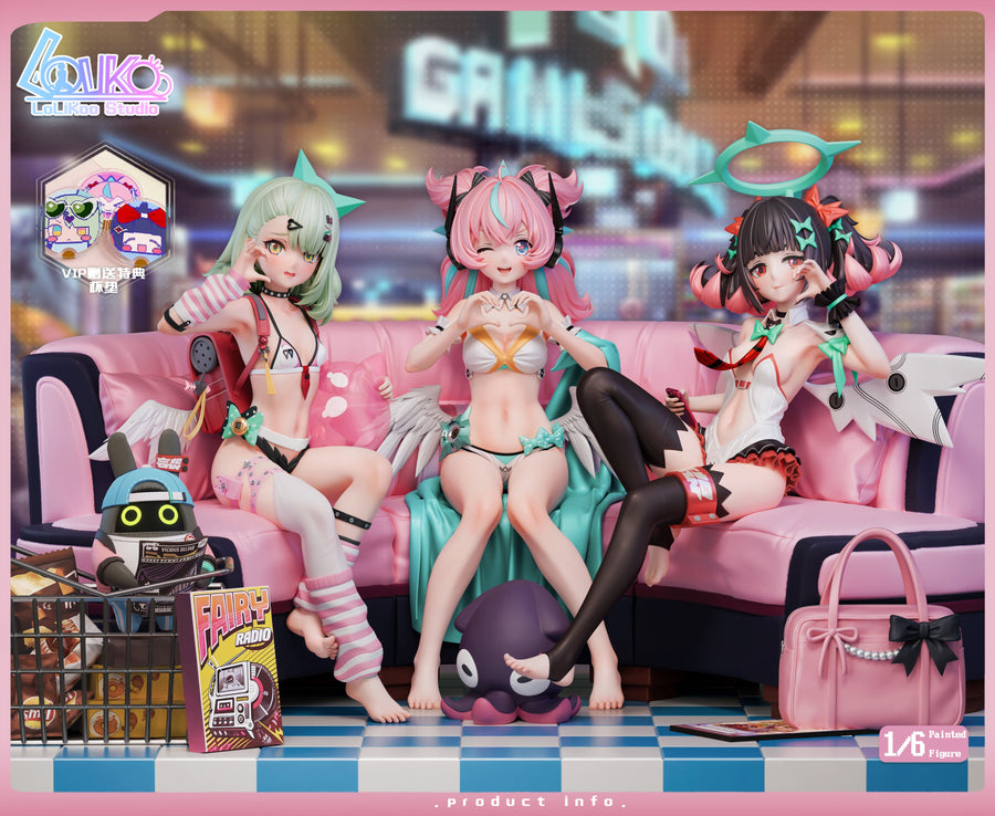 Estatuilla Zenless Zone Zero | Sunna X Aria X Nangong Yu | Lolikoo Studio | Tienda Anime | Tico Ofertas
