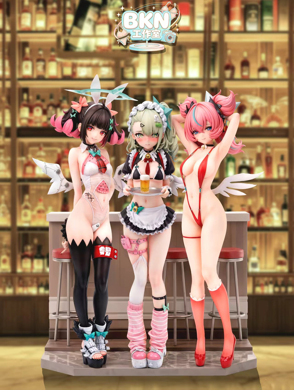 Estatuilla Zenless Zone Zero | Sunna X Aria X Nangong Yu | BKN Studio | Tienda Anime | Tico Ofertas