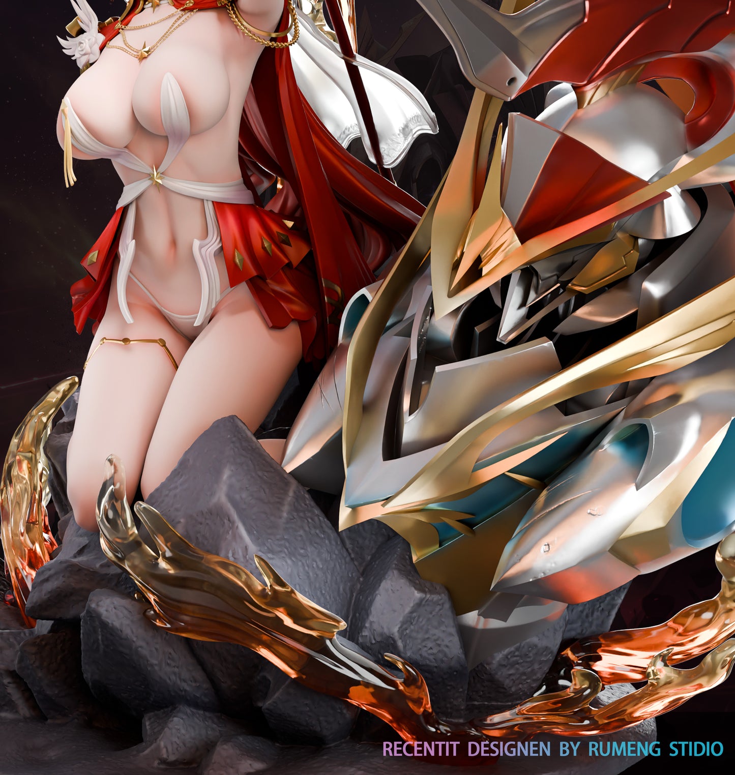 Estatuilla Honkai: Star Rail | Himeko Nova | Rumeng Studio | Tienda Anime | Tico Ofertas