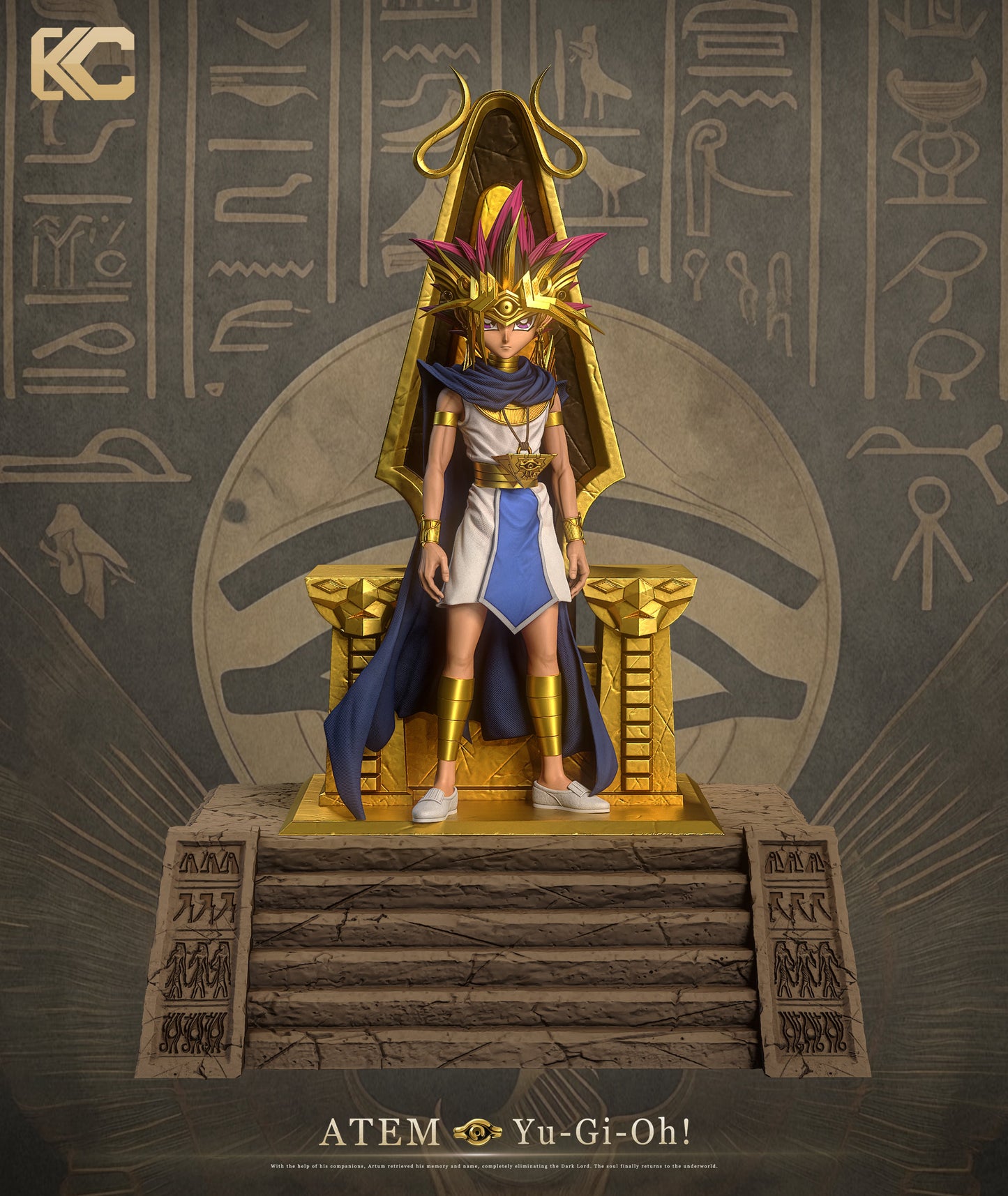 Estatuilla Yu-Gi-Oh! | Pharaoh Atem | KC Studio | Tienda Anime | Tico Ofertas