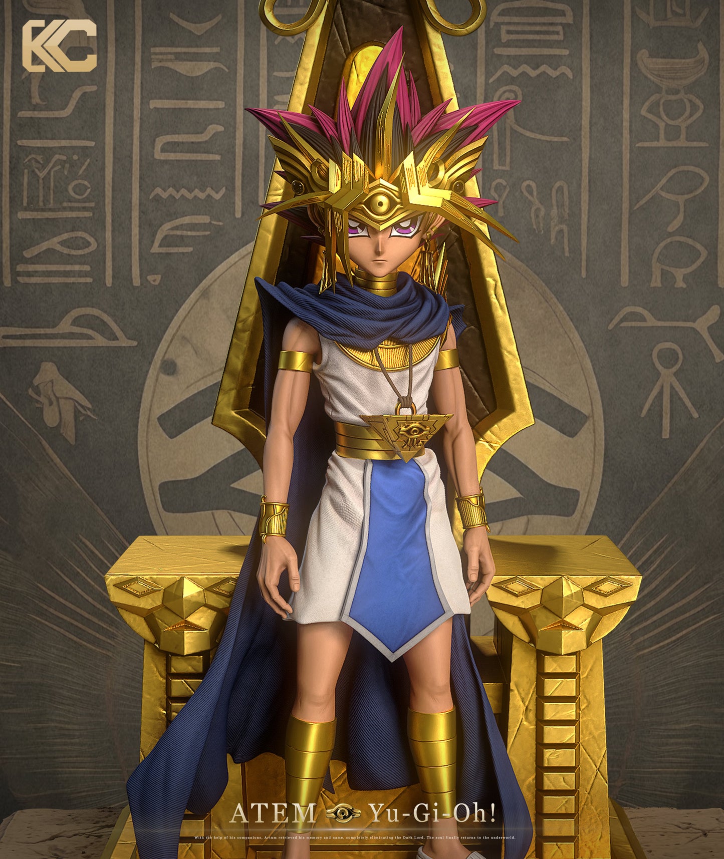 Estatuilla Yu-Gi-Oh! | Pharaoh Atem | KC Studio | Tienda Anime | Tico Ofertas