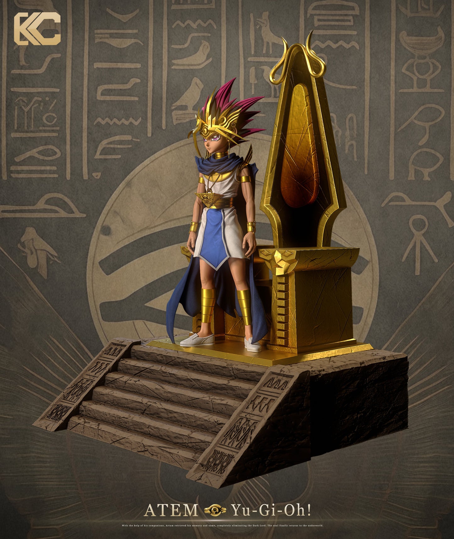 Estatuilla Yu-Gi-Oh! | Pharaoh Atem | KC Studio | Tienda Anime | Tico Ofertas