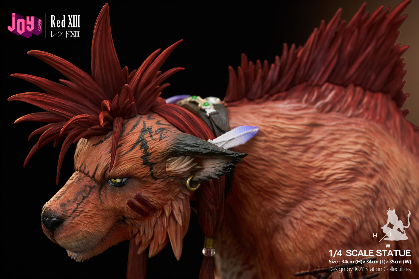 Estatuilla Final Fantasy VII | Red XIII | Joy Station Studio | Tienda Anime | Tico Ofertas