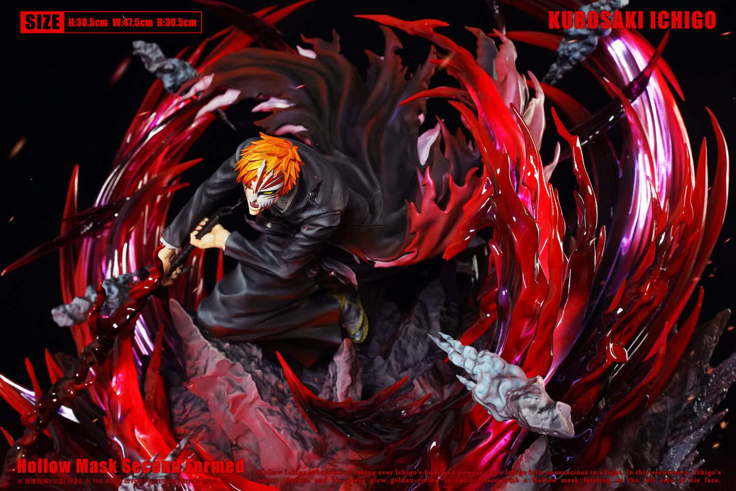 Estatuilla Bleach | Ichigo Kurosaki – Máscara Hollow | HXHENG Studio x CHENG Studio | Tienda Anime | Tico Ofertas