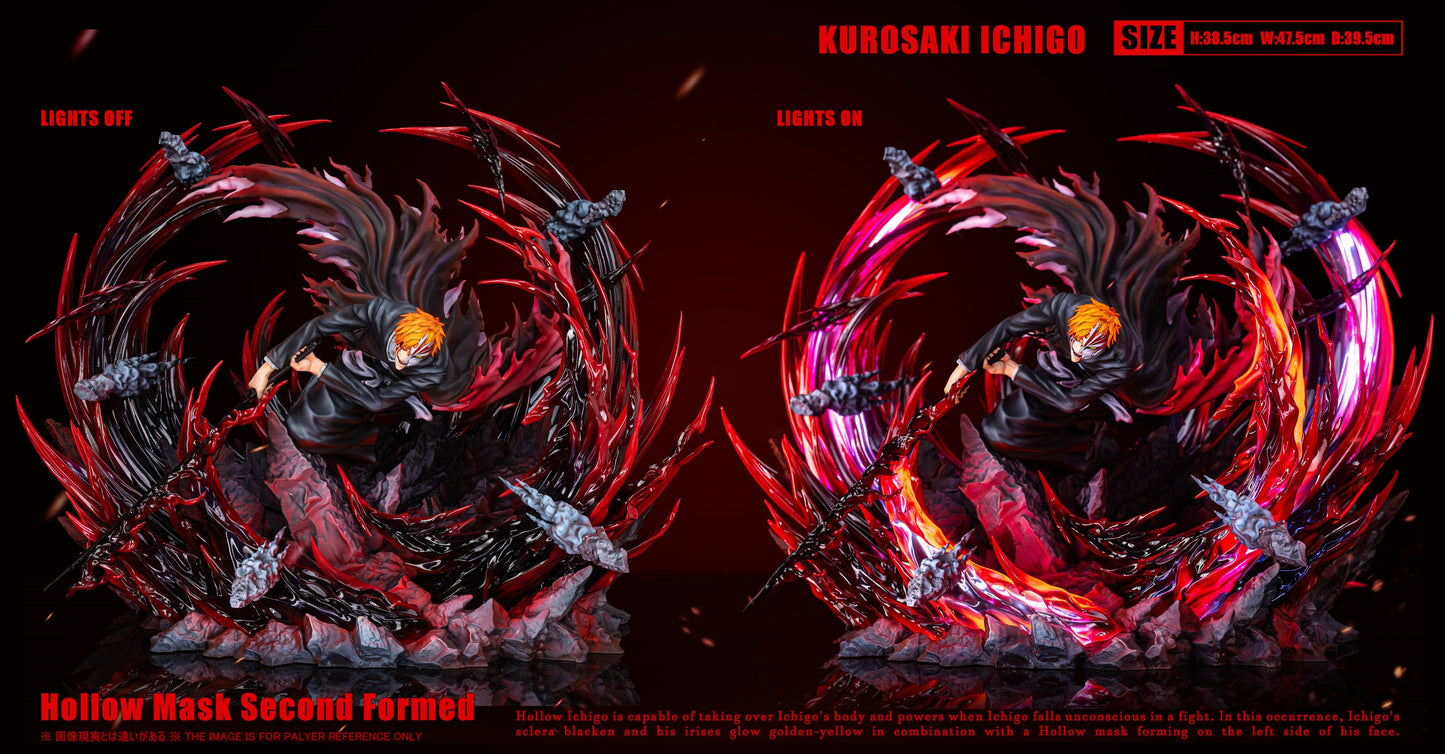 Estatuilla Bleach | Ichigo Kurosaki – Máscara Hollow | HXHENG Studio x CHENG Studio | Tienda Anime | Tico Ofertas
