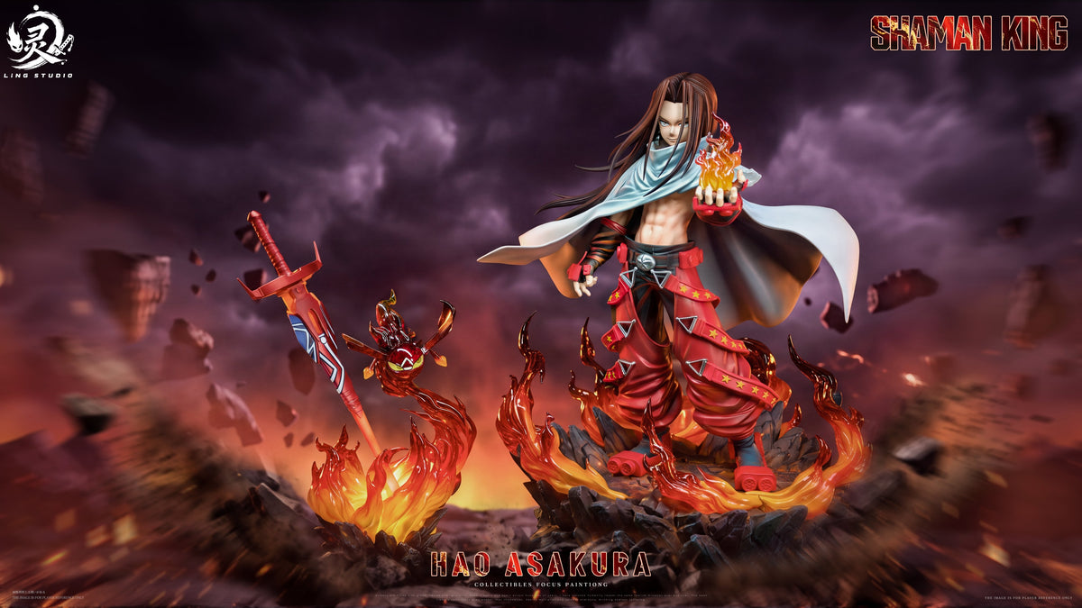 Estatuilla Shaman King | Asakura Hao | Ling Studio | Tienda Anime | Tico Ofertas