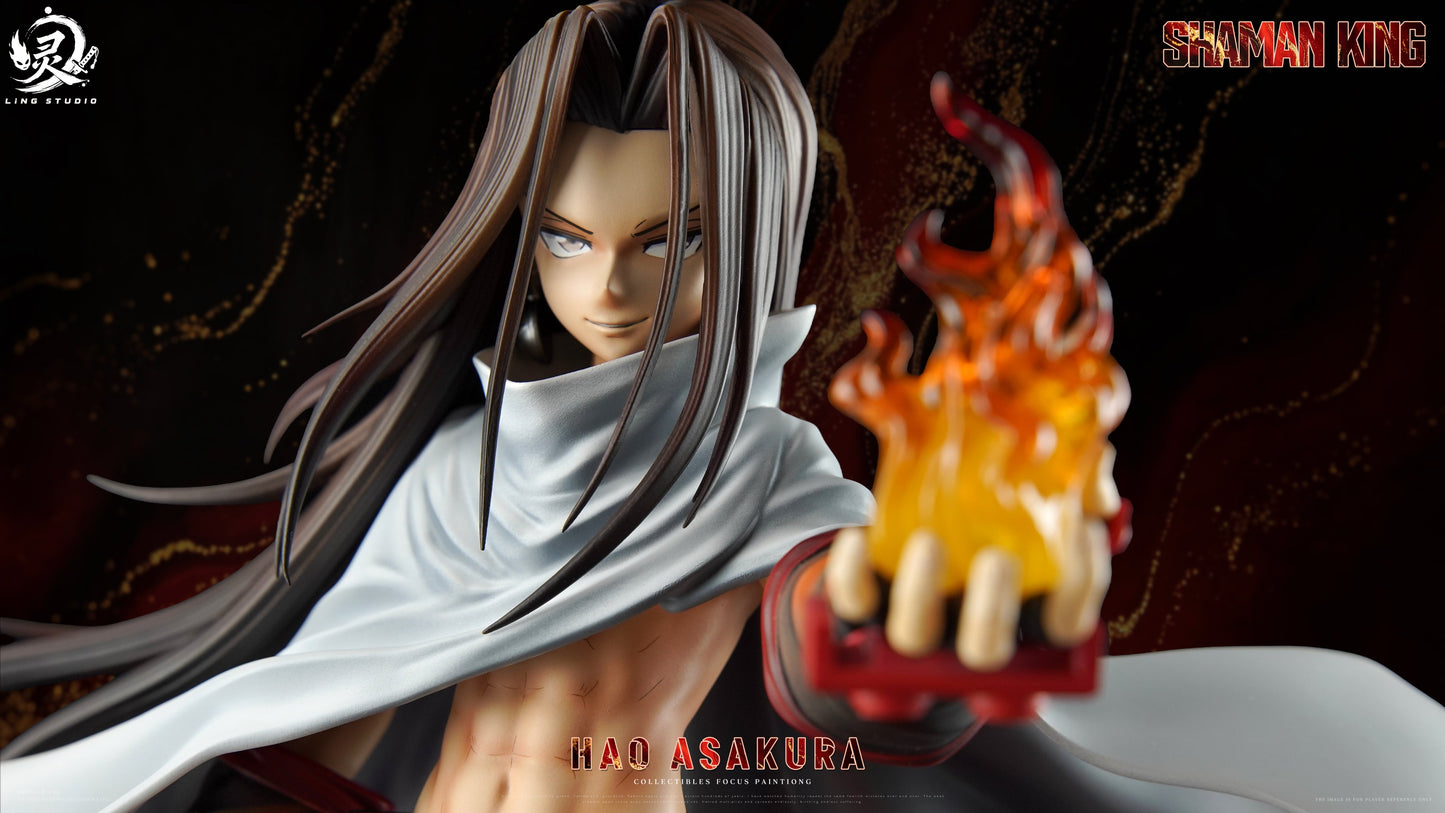 Estatuilla Shaman King | Asakura Hao | Ling Studio | Tienda Anime | Tico Ofertas