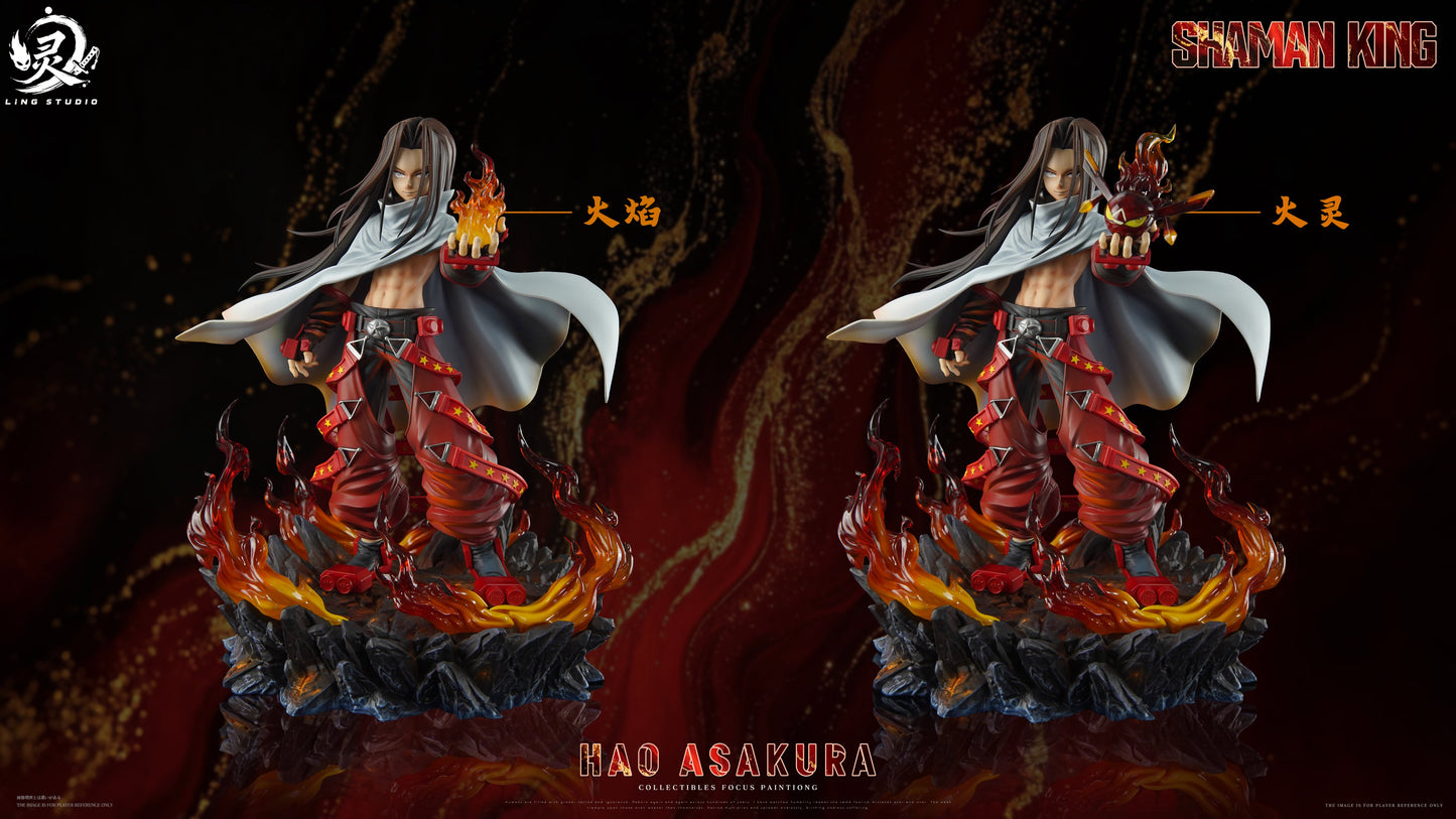 Estatuilla Shaman King | Asakura Hao | Ling Studio | Tienda Anime | Tico Ofertas