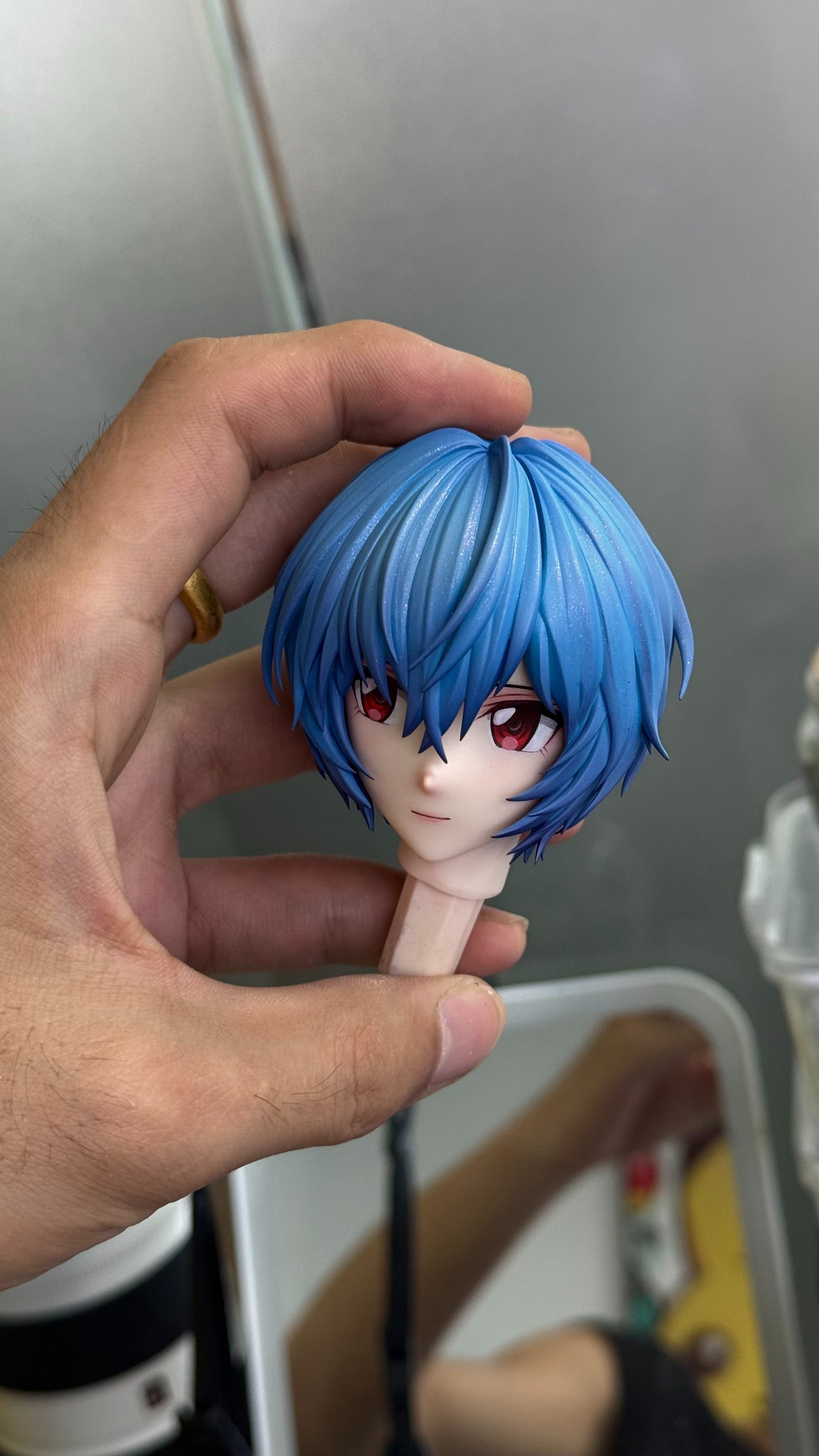 Estatuilla Neon Genesis Evangelion X Marvel | Rei Ayanami X Venom | Ready Player 1 Studio X An Xing Studio | Tienda Anime | Tico Ofertas